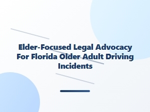 Elder-Focused Legal Advocacy for Florida Senior Drivers